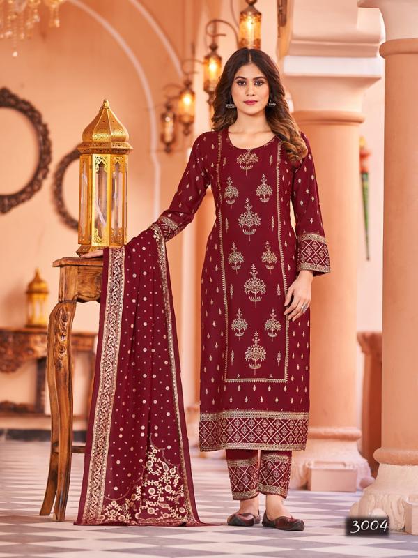 Banwery Nykaa Vol 3 Fancy Kurti With Bottom Dupatta Collection